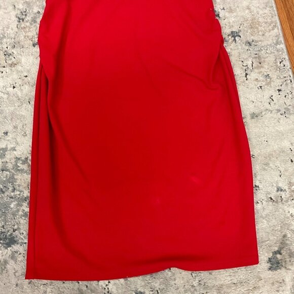 Soon Stretch Off-the-Shoulder Bodycon Dress Size XXL Red - Picture 3 of 4